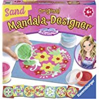Ravensburger - Mandala Designer Sand Romantic- con 8 Modelos Mandala y 6 frascos de Arena (298877)